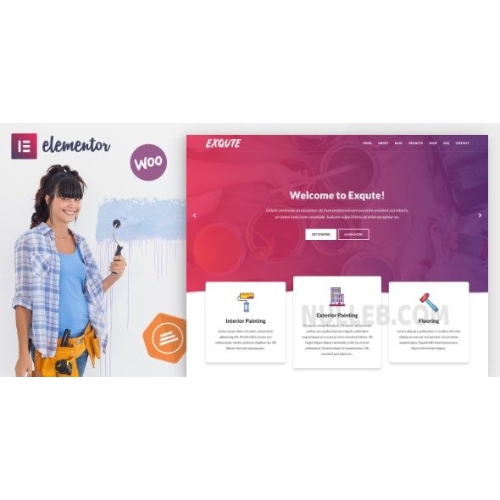 Exqute – Painting Company WordPress Theme