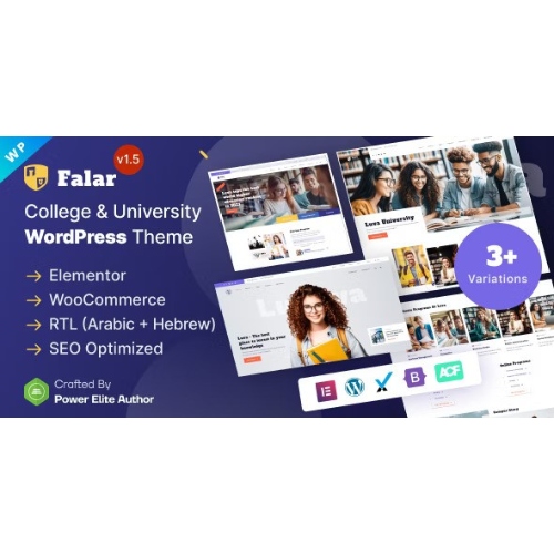 Falar – College University Elementor WordPress Theme