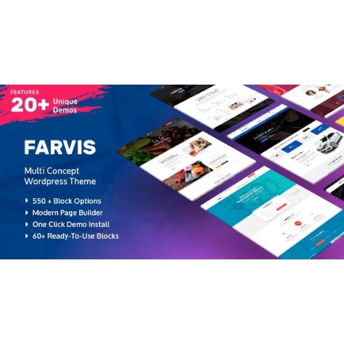 Farvis – Multipurpose WordPress Theme