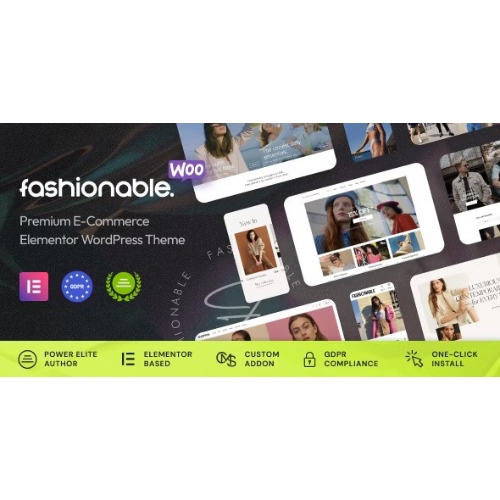 Fashionable – Clothing & Apparel WooCommerce WordPress Theme