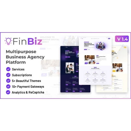 FinBiz – Multipurpose Business Agency Platform