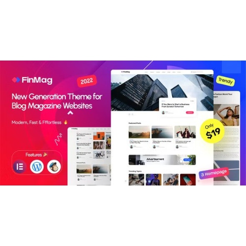 FinMag – Modern Magazine WordPress Theme