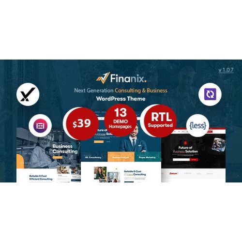 Finanix – Business WordPress Theme