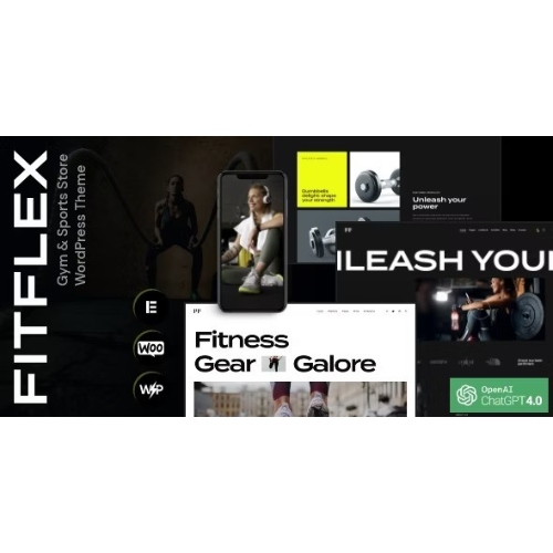 FitFlex – Gym & Sports Store WordPress Theme