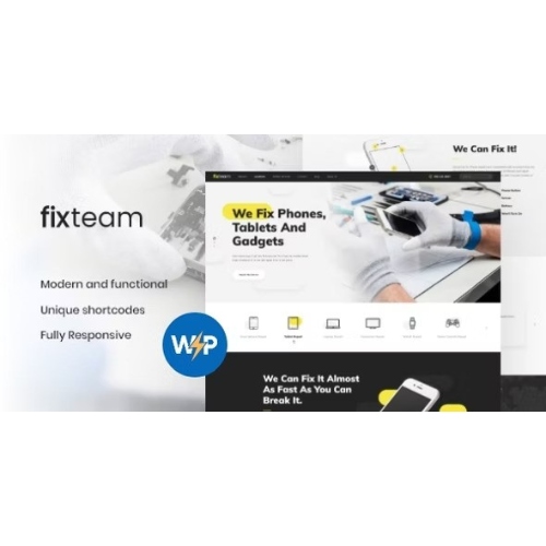 FixTeam | Electronics & Mobile Devices Repair WordPress Theme