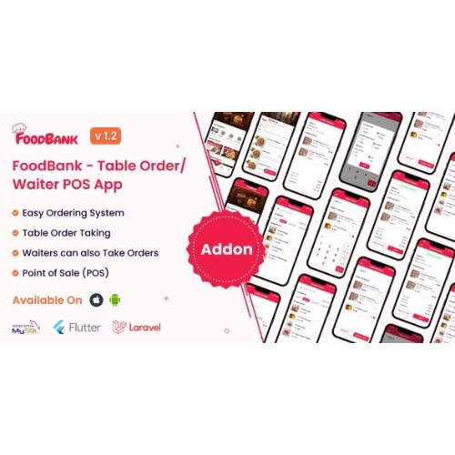 FoodBank – Table Order/Waiter Point Of Sale (POS) App