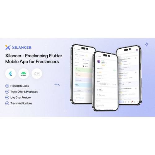 Freelancer Flutter Mobile App – Xilancer Freelancer Marketplace Platform