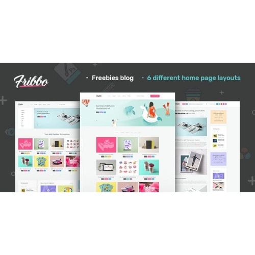 Fribbo – Freebies Blog WordPress Theme