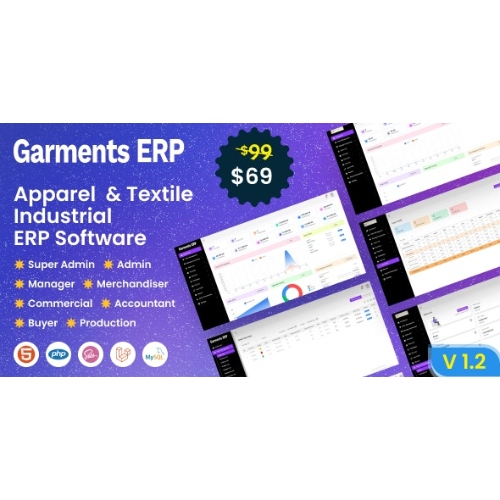 Garments ERP – Apparel & Textile Industrial ERP Software