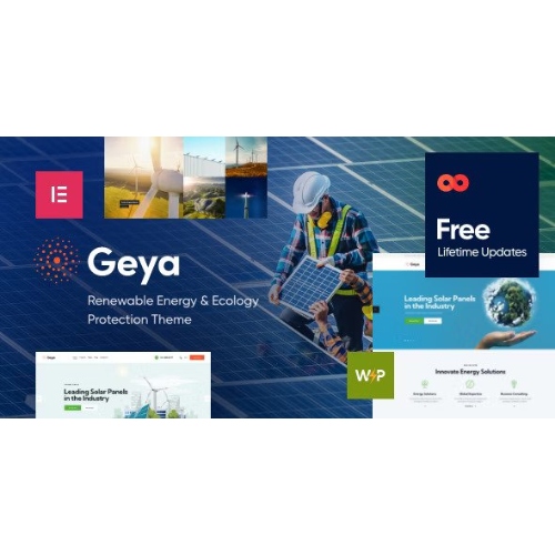 Geya – Renewable Energy & Ecology Protection WordPress Theme