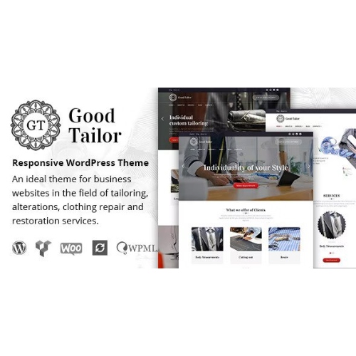 Good Tailor – Fashion & Tailoring Services WordPress Theme