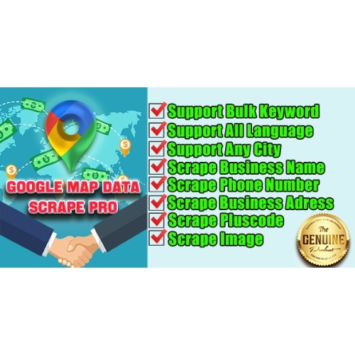 Google Maps Data Scraper Pro With Multi-Language