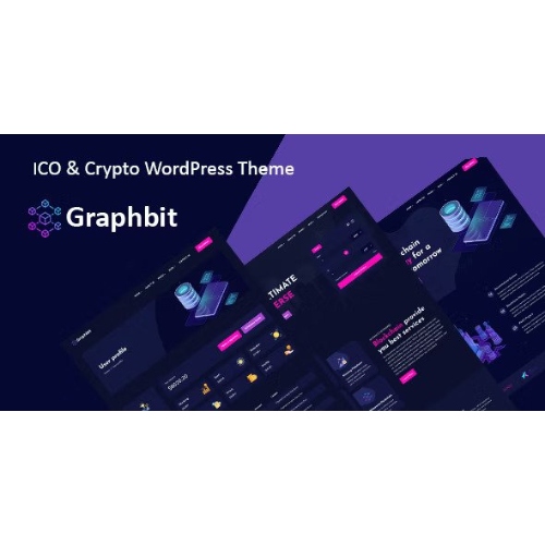 Graphbit – ICO & Crypto Bootstrap WordPress Theme