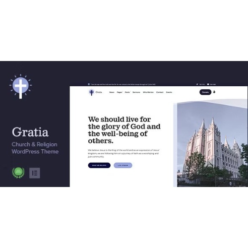 Gratia – Church & Religion WordPress Theme
