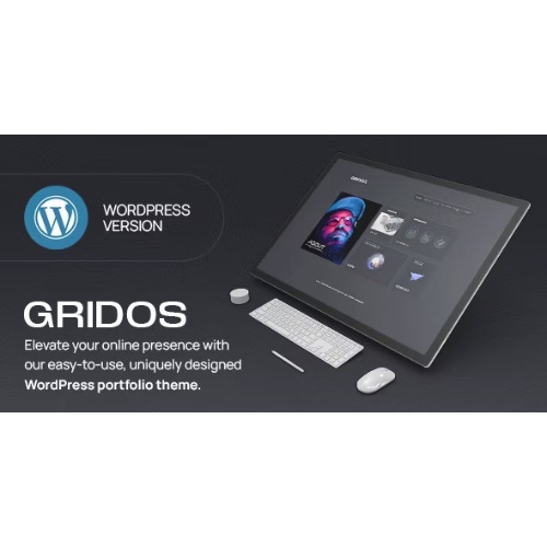 Gridos – Creative Personal Portfolio WordPress Theme