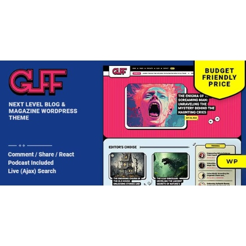 Guff – Personal Blog & Magazine WordPress Theme