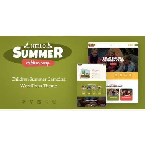 Hello Summer | Children Camp WordPress Theme