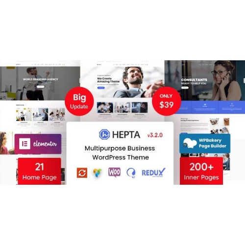 Hepta – Multipurpose Business WordPress Theme