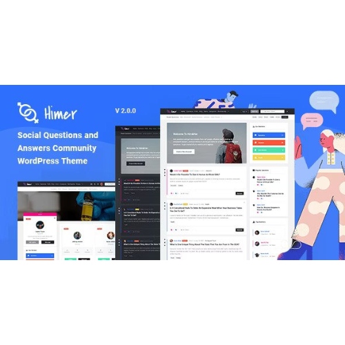 Himer – Social Questions and Answers WordPress Theme