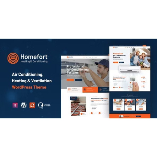 Homefort – Air Conditioning & Heating WordPress Theme + RTL