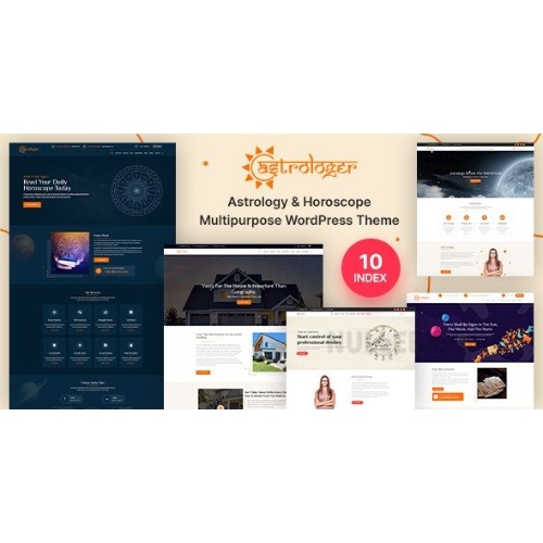 Horoscope and Astrology WordPress Theme With AI Content Generator