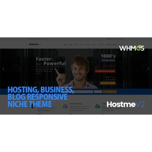 Hostme v2 – Responsive WordPress Theme