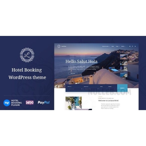 Hotel Booking WordPress Theme – Luviana