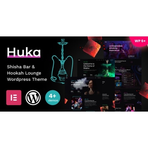Huka – Shisha Bar & Hookah Lounge WordPress Theme