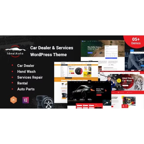 IdealAuto – Car Dealer & Services WordPress Theme