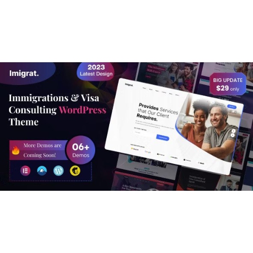 Imigrat – Immigration & Visa Consulting WordPress Theme
