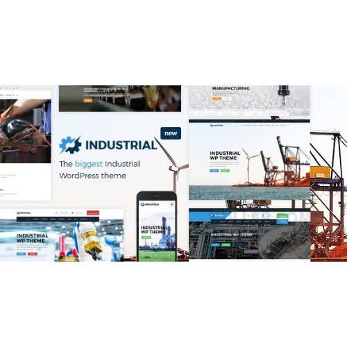Industrial – Factory Business WordPress Theme