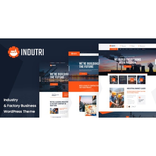 Indutri – Factory & Industrial WordPress Theme
