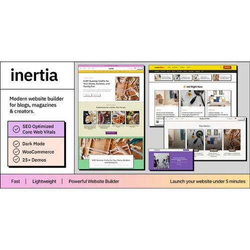 Inertia – Multipurpose Blog & Magazine WordPress Theme