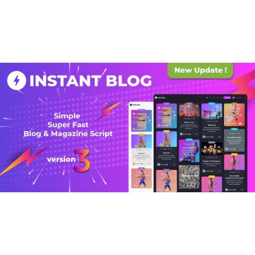 Instant Blog – Fast & Simple Blog Php Script