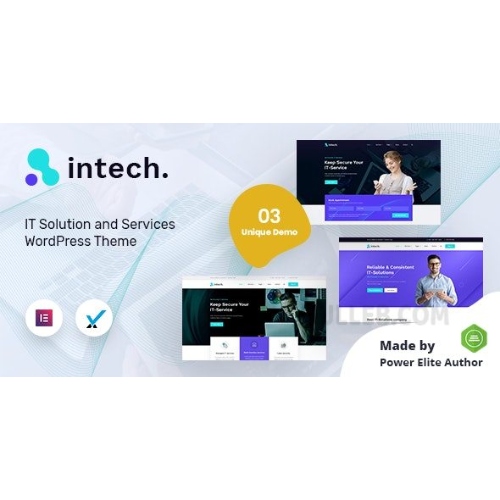 Intech – IT Solutions Company WordPress Theme