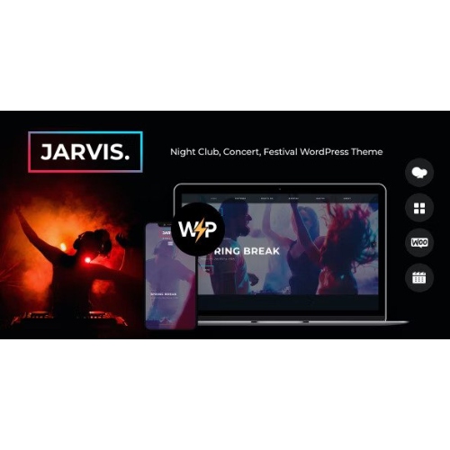 Jarvis – Night Club, Concert, Festival WordPress Theme