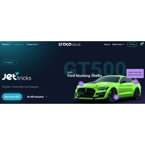 JetTricks Visual Effects Addon for Elementor