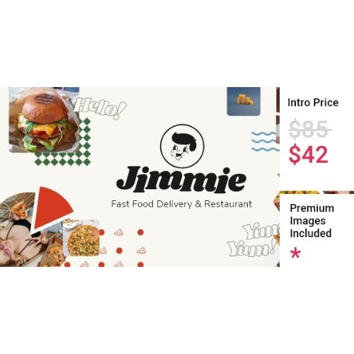 Jimmie – Fast Food Delivery and Restaurant Theme