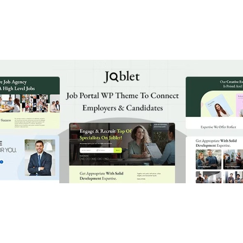 Joblet – Job Recruitment Services WordPress Theme