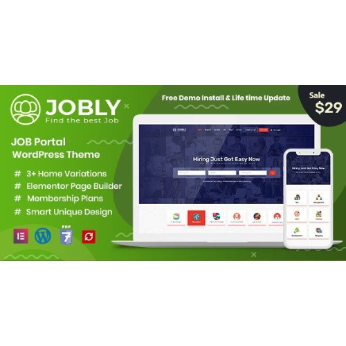 Jobly – Career Builder WordPress Theme