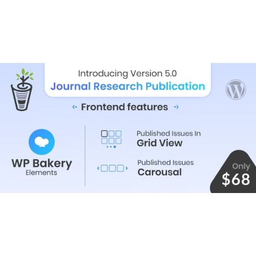 Journal Research Publication WordPress Plugin