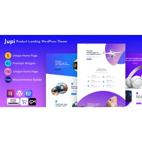 Jupi – Product Landing WordPress Theme