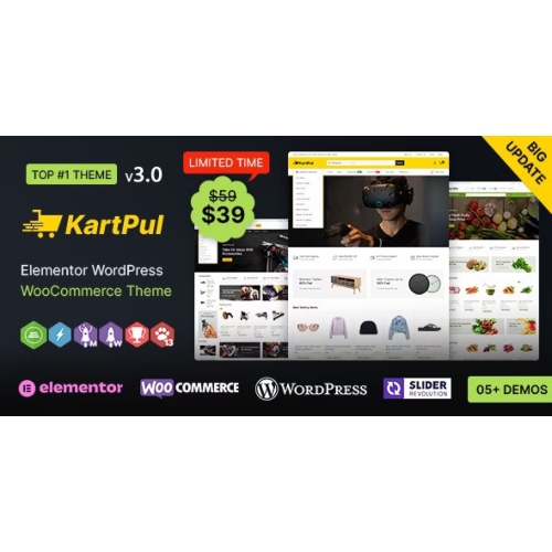 KartPul WP – Elementor Multi-purpose WooCommerce Theme