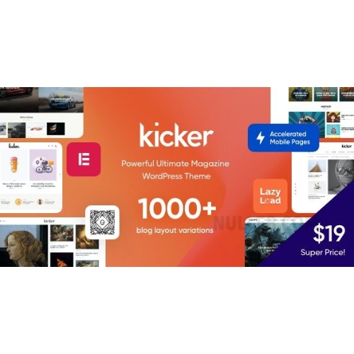 Kicker – Multipurpose Blog Magazine WordPress Theme + Gutenberg