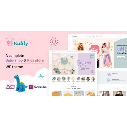 Kidify – Baby & Kids store eCommerce Woocommerce Theme