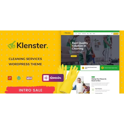 Klenster – Cleaning Services WordPress Theme