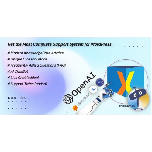 KnowledgeBase, Glossary, FAQ, HelpDesk ChatBot with ChatGPT