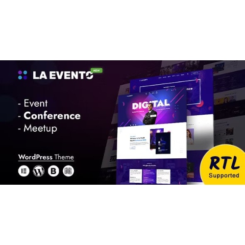 La Evento – An Organized Event WordPress Theme