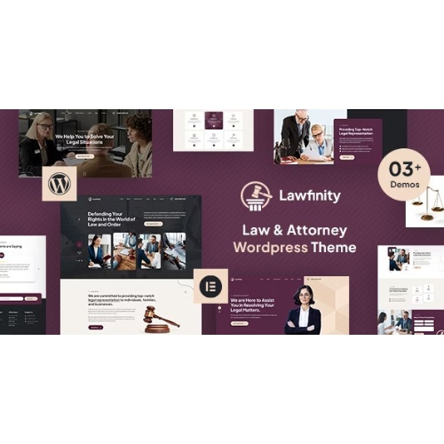 Lawfinity | Law and Attorney WordPress Theme