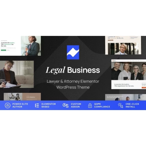 Legal Business – Attorney & Lawyer WordPress Theme